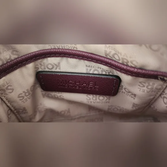 Michael Kors Purple Paisley Makeup Bag - Picture 10 of 12